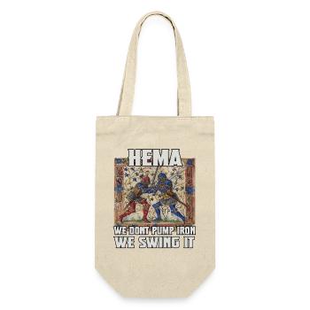 Chasseurs HEMA : Escrime historique et chevalerie - Sac à bouteille - nature - Devant
