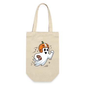 Halloween, America Football, Ghost - Sac à bouteille - nature - Devant