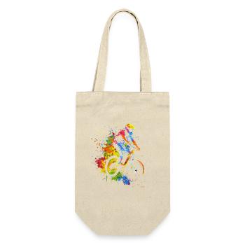 90s Mountain Bike Cyclist - Gift Bag for Bottles - nature - Front
