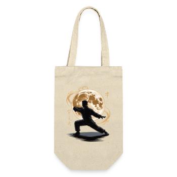 Tai Chi Zen Meditation – Chi Qigong Training - Geschenkbeutel für Flaschen - Natur - Vorne
