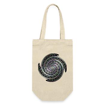 Colour Swirl Vortex Spiral - Gift Bag for Bottles - nature - Front