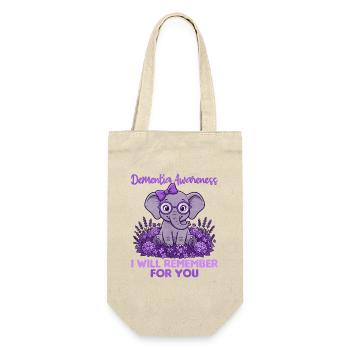 I'll Remember for You – Dementia Education - Gift Bag for Bottles - nature - Front
