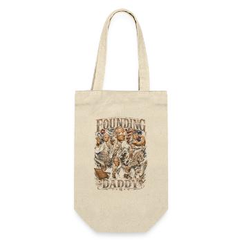 Founding Father Alexander Hamilton, July 4 - Gift Bag for Bottles - nature - Front