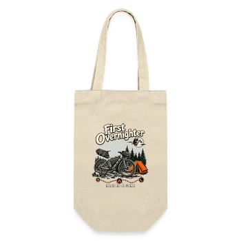 First Overnighter Off Road Cycling Party Pace - Gift Bag for Bottles - nature - Front