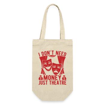 Théâtre musical : pas besoin d’argent, juste une idée cadeau - Sac à bouteille - nature - Devant