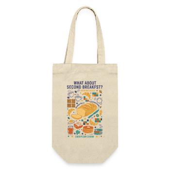 Petit-déjeuner : que diriez-vous d’un deuxième brunch - Sac à bouteille - nature - Devant