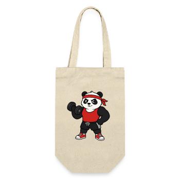 Gym Panda - Sac à bouteille - nature - Devant
