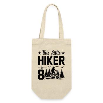Hiking Kids 8th Birthday Mountain Hiking Kids - Geschenkbeutel für Flaschen - Natur - Vorne