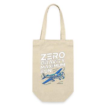 Private Pilot Zero Gravity Maximum Aircraft Pilot - Geschenkbeutel für Flaschen - Natur - Vorne