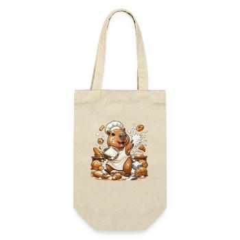 Kitchen Capybara Baking Magic - Gift Bag for Bottles - nature - Front