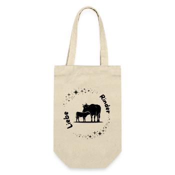 Sternenring Rinderliebe - Gift Bag for Bottles - nature - Front
