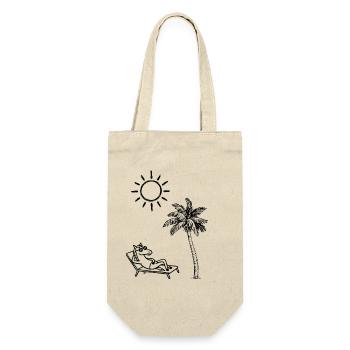 Cheval drôle sur la plage - Sac à bouteille - nature - Devant