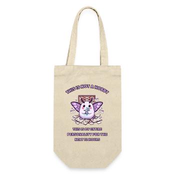 Six Hours of Research – Hyperfixation Moth - Gift Bag for Bottles - nature - Front