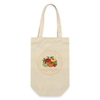 Erbstück Tomaten Gesellschaft - Geschenkbeutel für Flaschen - Natur - Vorne