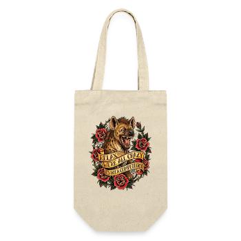 Entspannen Sie Sich, Wir Sind Alle Verrückt - Geschenkbeutel für Flaschen - Natur - Vorne
