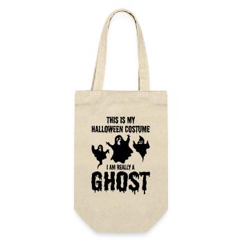 This is my Halloween costume I am really a ghost - Gift Bag for Bottles - nature - Front