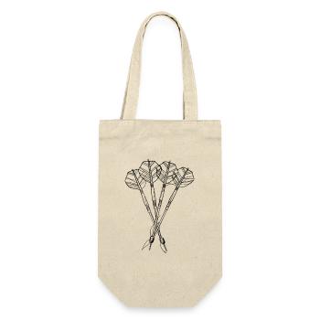 Dessin au trait avec fléchettes - Sac à bouteille - nature - Devant