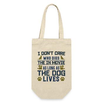 Dog Lives Film Drôle de Dog Lover Merch - Sac à bouteille - nature - Devant