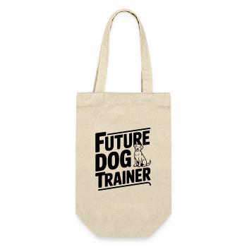 Future Dog Trainer - Gift Bag for Bottles - nature - Front