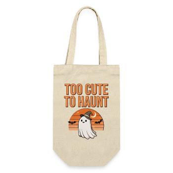 Halloween fantôme mignon – Trop mignon pour être hanté - Sac à bouteille - nature - Devant