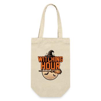 Witch Halloween – Witching Hour - Gift Bag for Bottles - nature - Front
