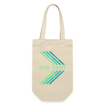 1950 Limited Edition Birthday Men's Women's Sport - Gift Bag for Bottles - nature - Front