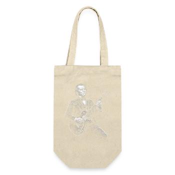 Andrew Johnson Gitarre - Geschenkbeutel für Flaschen - Natur - Vorne