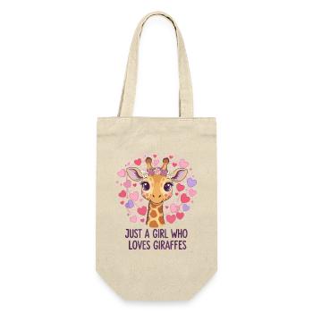 Girafe Fille Amoureuse GIRAFE - Sac à bouteille - nature - Devant