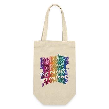 Kindness makes the coolest flowers grow - Gift Bag for Bottles - nature - Front