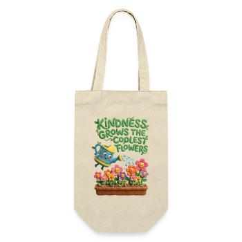 La gentillesse fait pousser les fleurs les plus fraîches - Sac à bouteille - nature - Devant