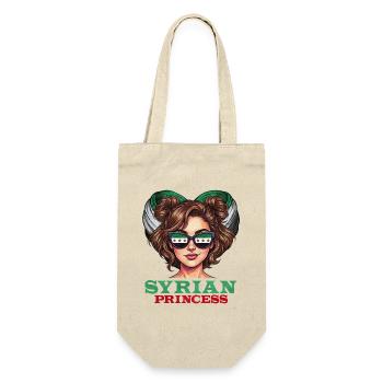 Syrische Prinzessin Stilillustration - Geschenkbeutel für Flaschen - Natur - Vorne