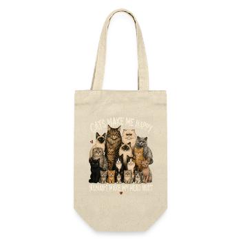 Cats Gather: Feline Crew Cheer - Gift Bag for Bottles - nature - Front