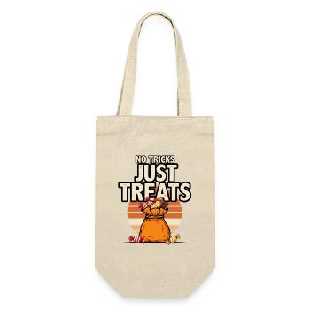 Bonbons d’Halloween – Pas de tours Juste des friandises - Sac à bouteille - nature - Devant