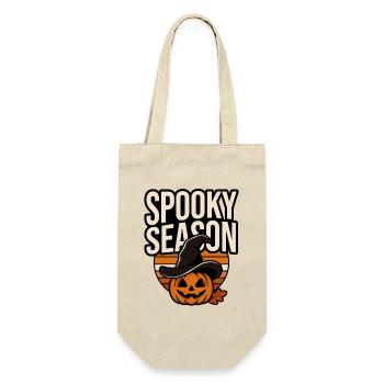 Halloween Pumpkin – Saison Effrayante - Sac à bouteille - nature - Devant