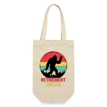 Retirement Rocks - Geschenkbeutel für Flaschen - Natur - Vorne