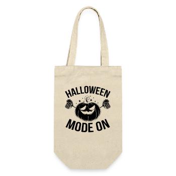 Halloween Mode On Halloween Party - Geschenkbeutel für Flaschen - Natur - Vorne
