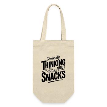 Probably Thinking About Snacks - Gift Bag for Bottles - nature - Front