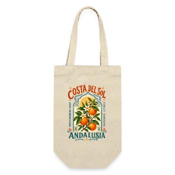 Andalucia Costa del Sol Design - Gift Bag for Bottles - nature - Front
