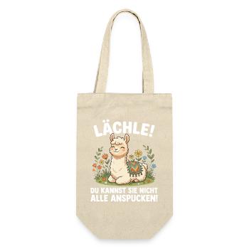 Laechle Du Kannst Sie Nicht Alle Anspucken - Geschenkbeutel für Flaschen - Natur - Vorne