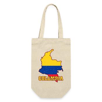 Colombian Flag Colombia Land Map - Gift Bag for Bottles - nature - Front