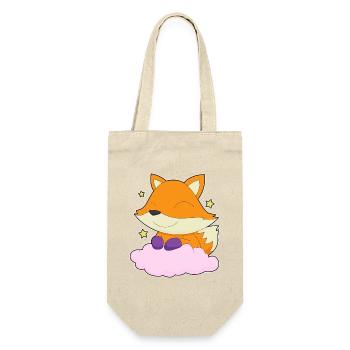 Fuchs Wolken - Geschenkbeutel für Flaschen - Natur - Vorne