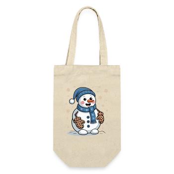 Snowman - Gift Bag for Bottles - nature - Front