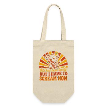 Screaming Goat Retro Burst Tee - Geschenkbeutel für Flaschen - Natur - Vorne
