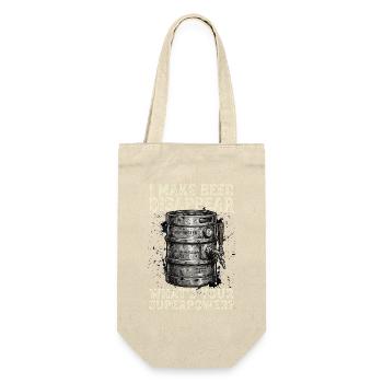 I Make Beer Disappear Craft Beer - Gift Bag for Bottles - nature - Front
