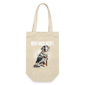 Nerv Mich Nicht Bernese Mountain Dog - Geschenkbeutel für Flaschen - Natur - Vorne