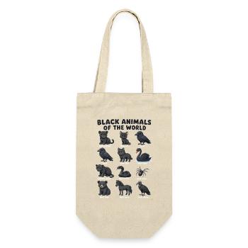 Black animals of the - Gift Bag for Bottles - nature - Front