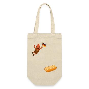 Schnitzel that goes into a bun - Gift Bag for Bottles - nature - Front