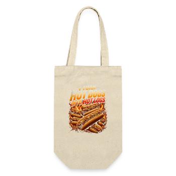 Ich verwandle Hotdogs in heiße Holzscheite (Lustig - Geschenkbeutel für Flaschen - Natur - Vorne