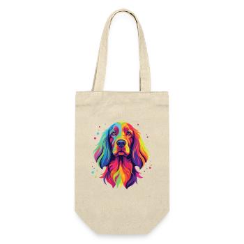 Watercolor Irish Setter - Red Setter Dog Mom Dad - Gift Bag for Bottles - nature - Front