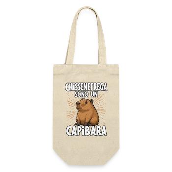 Wen Interessiert Es, Ich Bin Ein Niedliches - Geschenkbeutel für Flaschen - Natur - Vorne